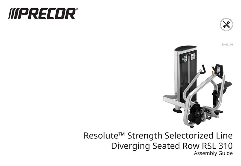 Precor Resolute RSL 310 User manual Precor Resolute RSL 310 User manual