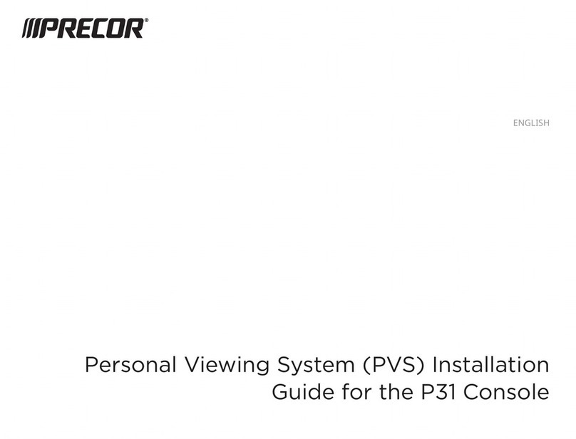 Precor PVS User manual