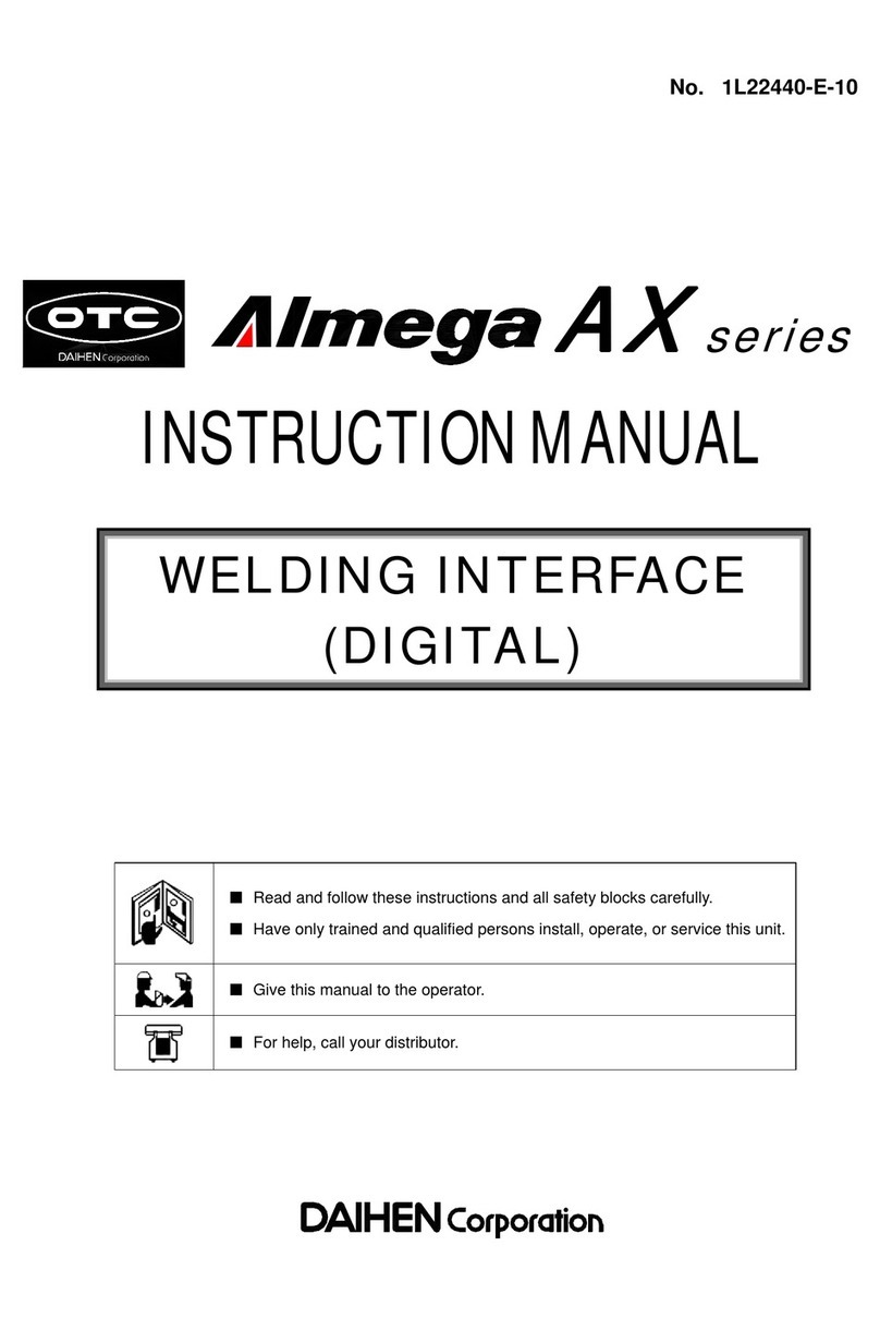 Daihen OTC Almega AX Series instruction manual