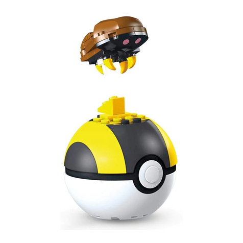 Mega Construx Wonder Builders Pokemon Kabuto User manual