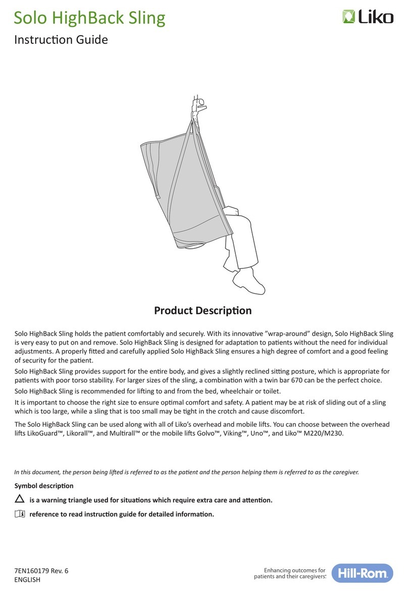 Liko Solo HighBack Sling Manual