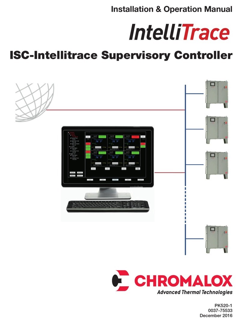 Chromalox IntelliTRACE User manual