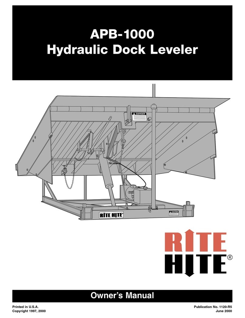 RITE-HITE APB-1000 User manual