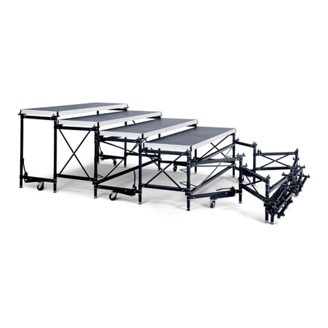 Stage right ML-1600 SEATING RISER Product information packet Stage right ML-1600 SEATING RISER Product information packet