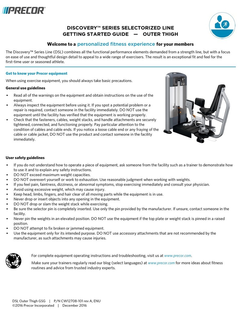 Precor Discovery DSL 621 User manual