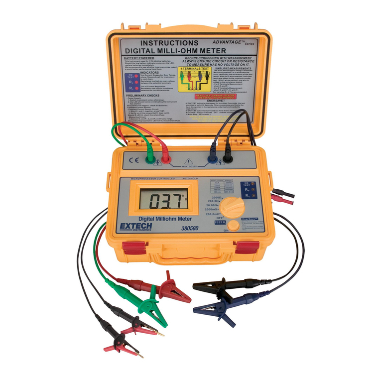 Extech Instruments 380580 User manual Extech Instruments 380580 User manual