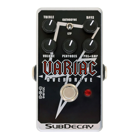 Subdecay Variac Overdrive user guide