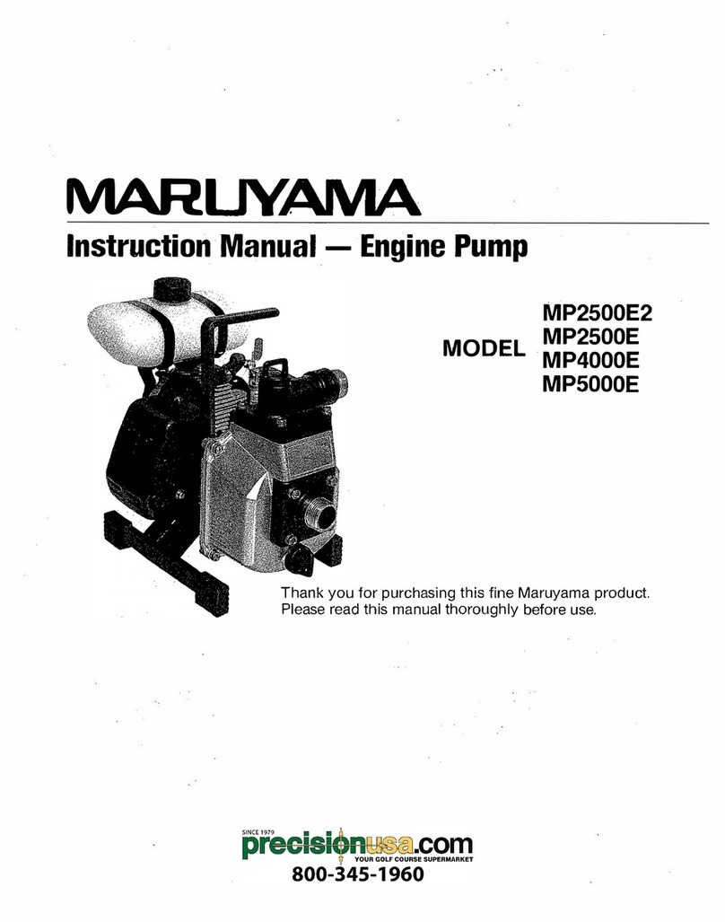 Maruyama MP2500E2 instruction manual