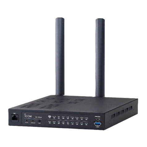 Icom VE-PG4 User manual