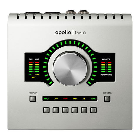 Universal Audio Apollo Twin Reference guide