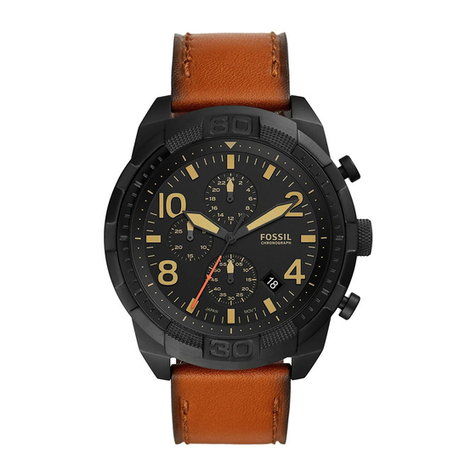 Fossil 3 Hand Day-Date VX43 User manual