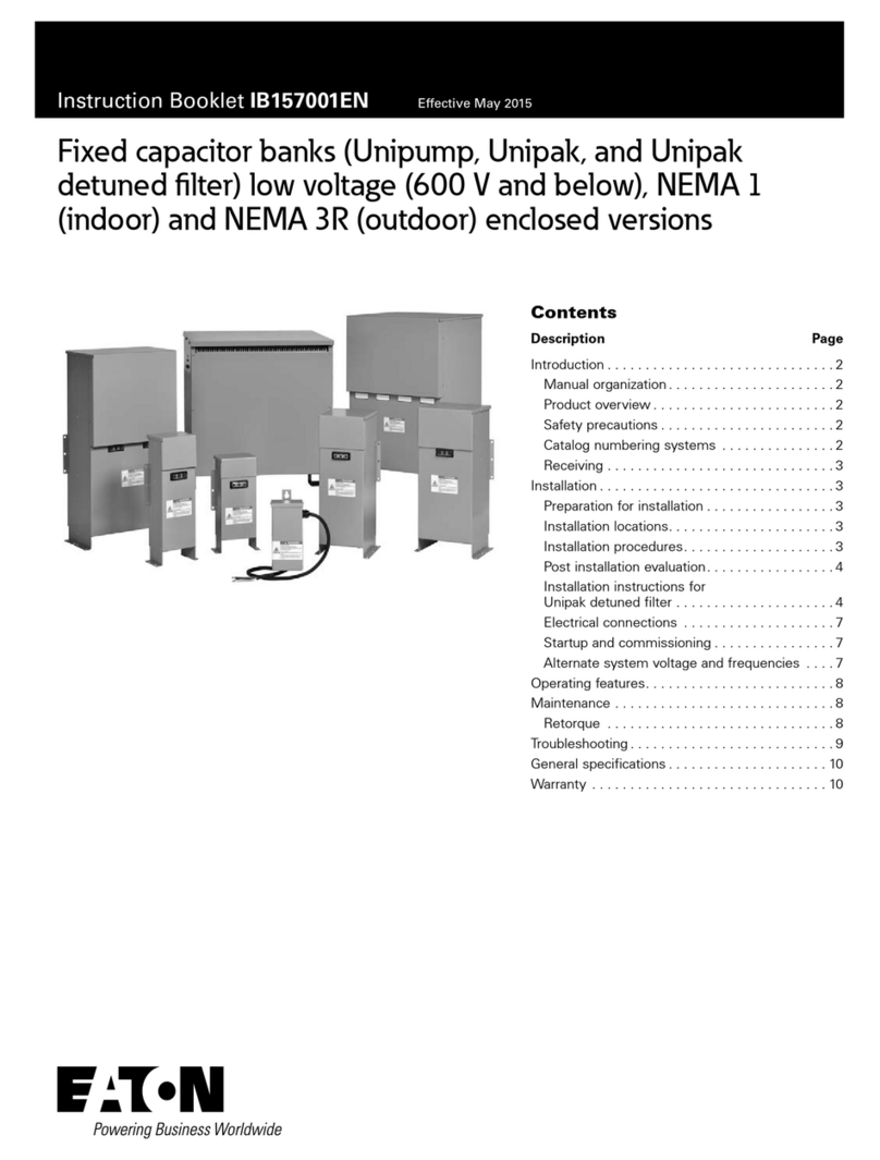 Eaton NEMA 1 Instruction booklet