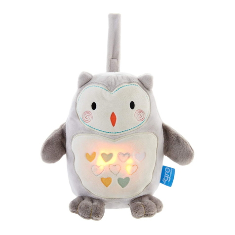 Gro Company ollie the owl AKA0030 Instruction manual and safe sleep guidelines