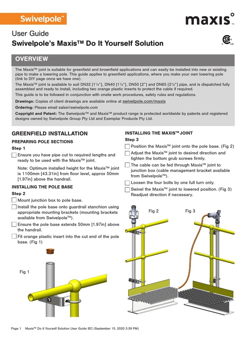 Swivelpole Maxis user guide