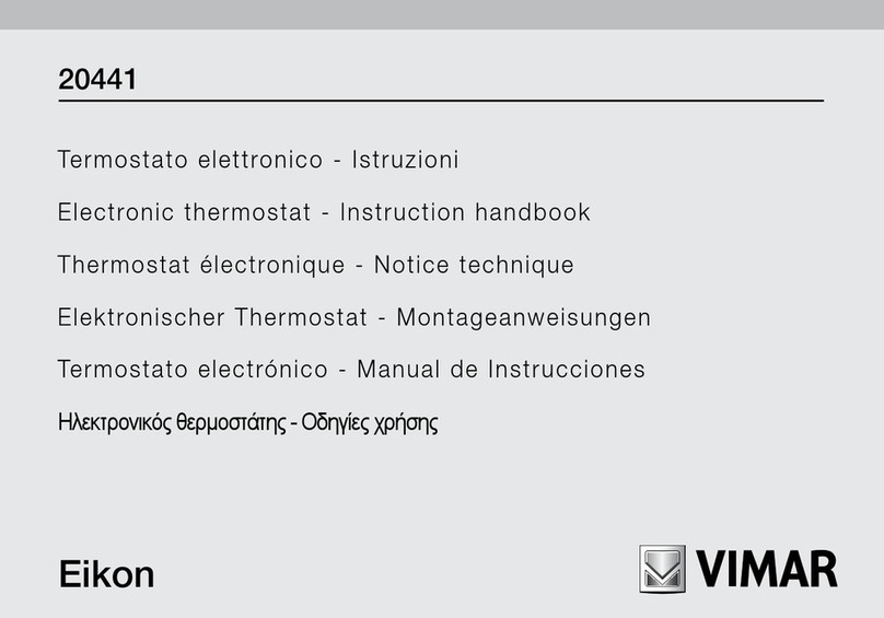 Vimar Eikon 20441 Instruction handbook