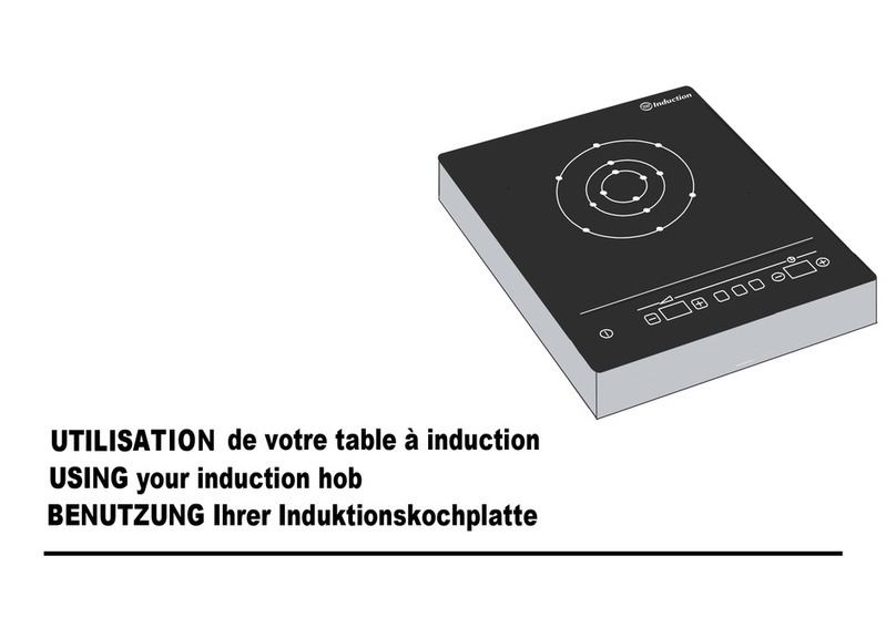 Adventys Induction Hob Operating instructions