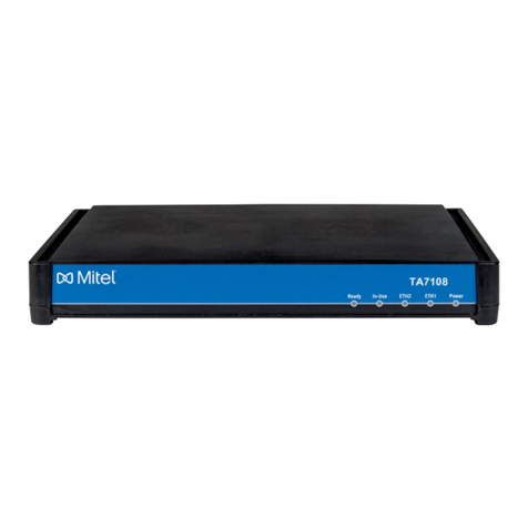 Mitel TA7100 Series Configuration