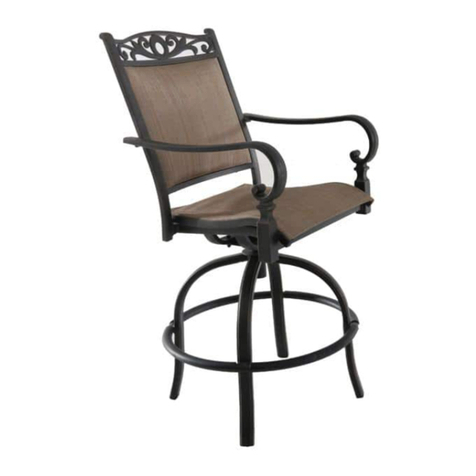 Royal garden Dining Swivel Stool FCA80324HS-2PK User manual
