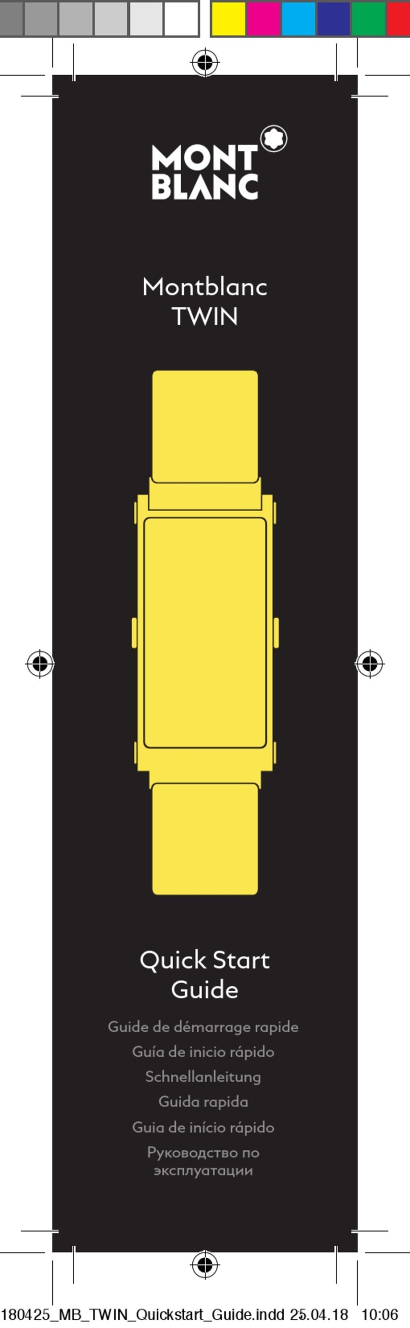 Mont Blanc TWIN MBTW4810 quick start guide