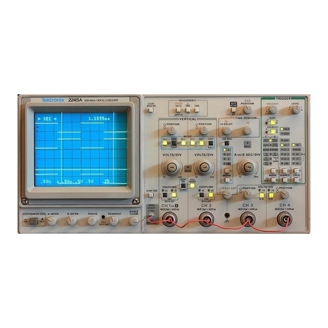 Tektronix 2245A User manual Tektronix 2245A User manual