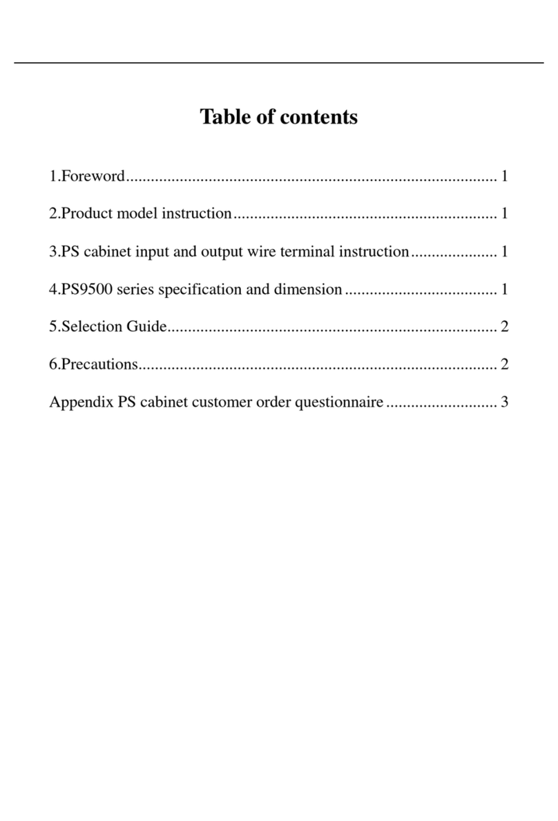 Powtran PS9500 Series operating manual