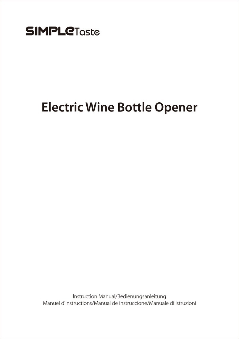 1 BY ONE SimpleTaste 720NA-0001 instruction manual