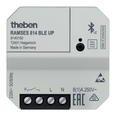 Theben RAMSES 814 BLE UP manual