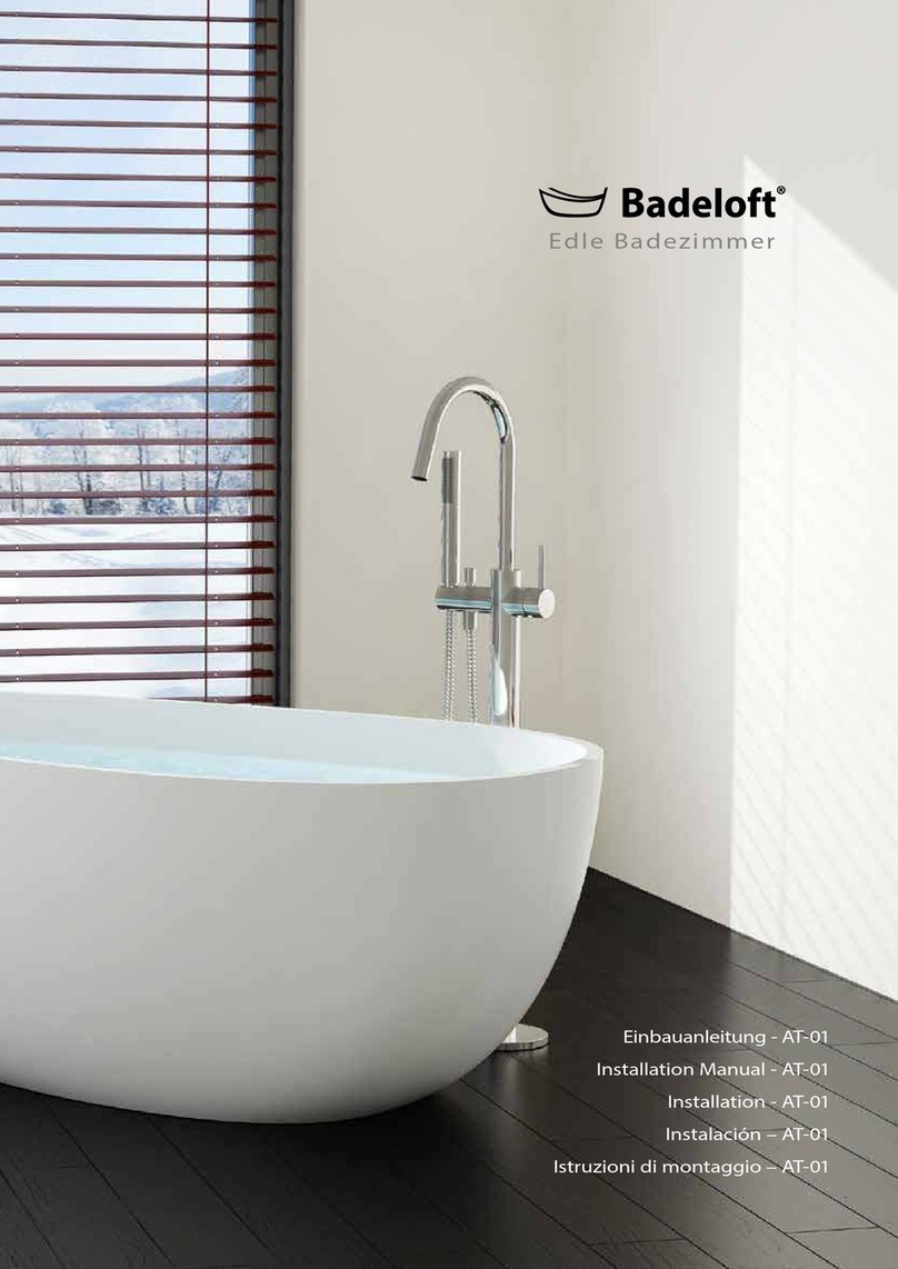 Badeloft AT-01 installation manual