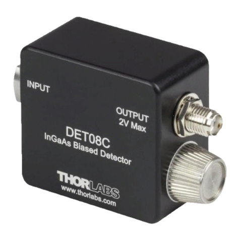 THORLABS DET Series User manual