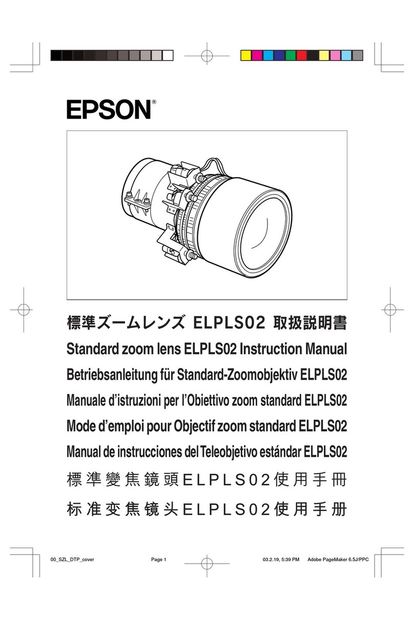 Epson ELPLS02 instruction manual