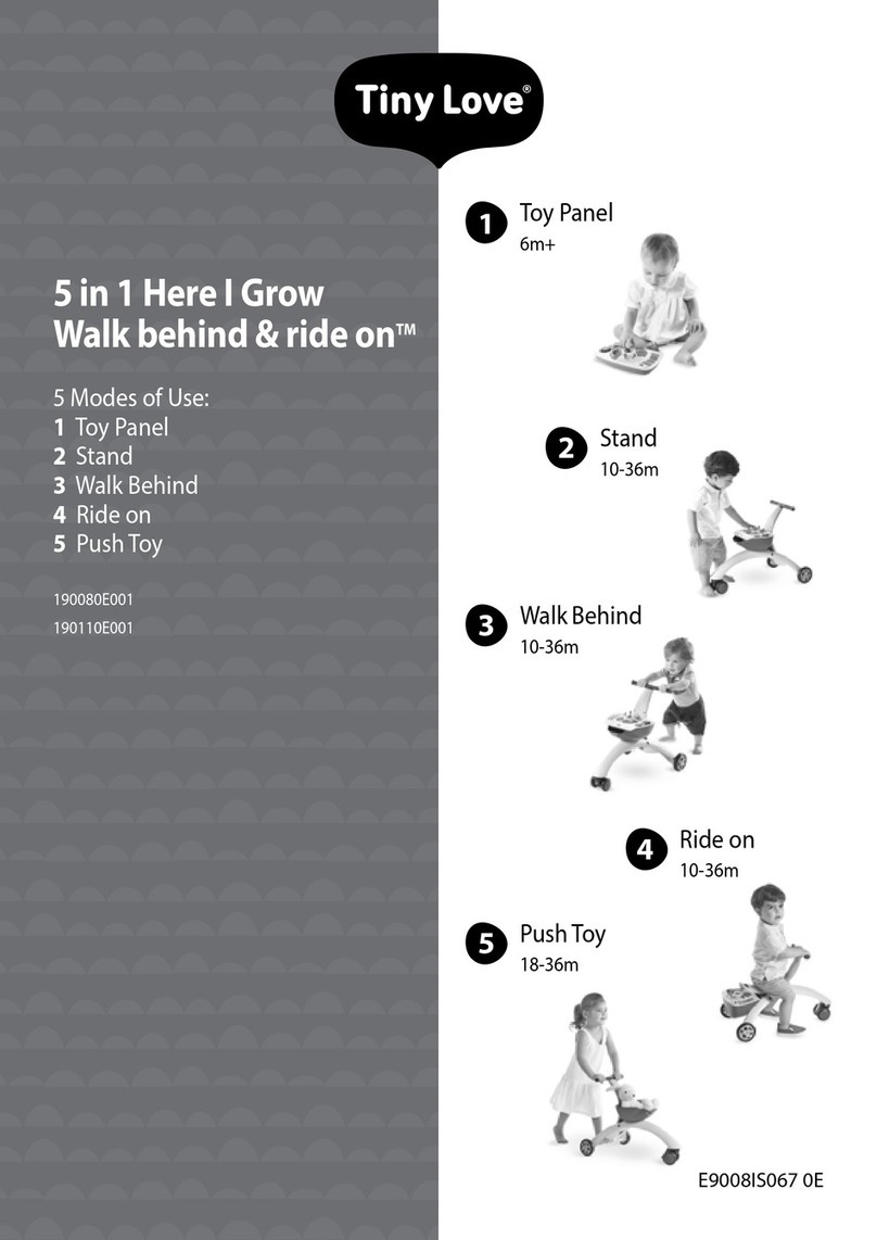 Tiny Love 5 in 1 Here I Grow Walk behind & ride on User manual