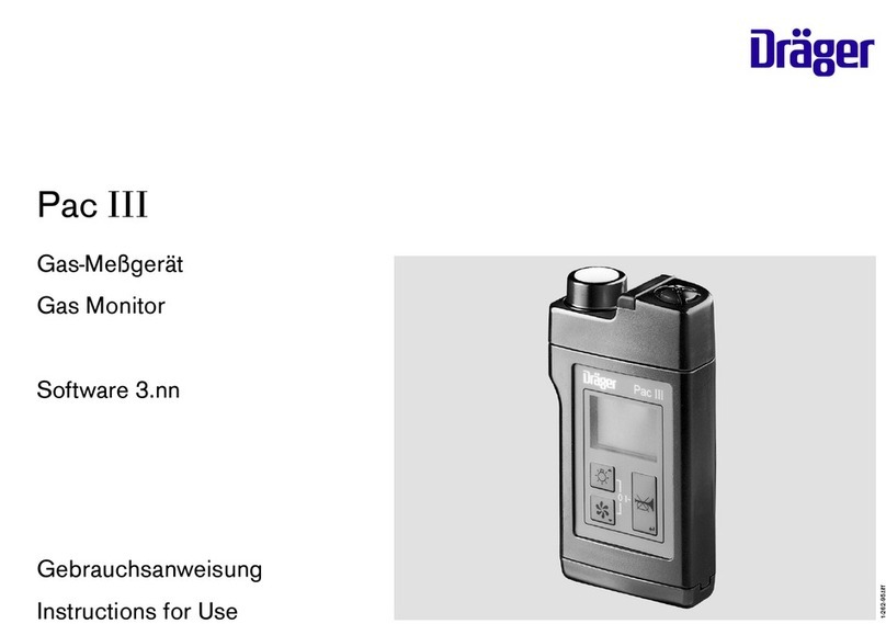 Dräger Pac III Series User manual
