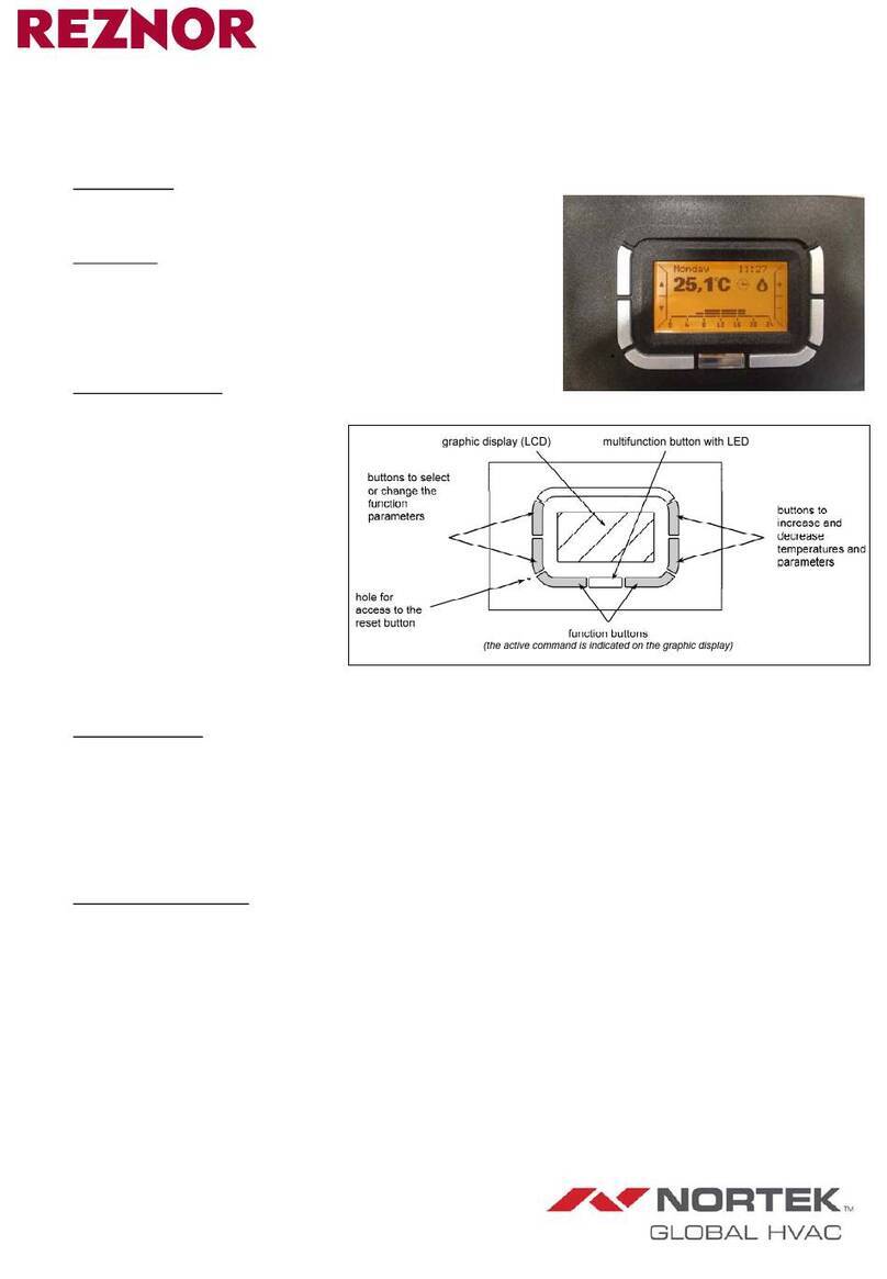Reznor Kronos GA11 User manual