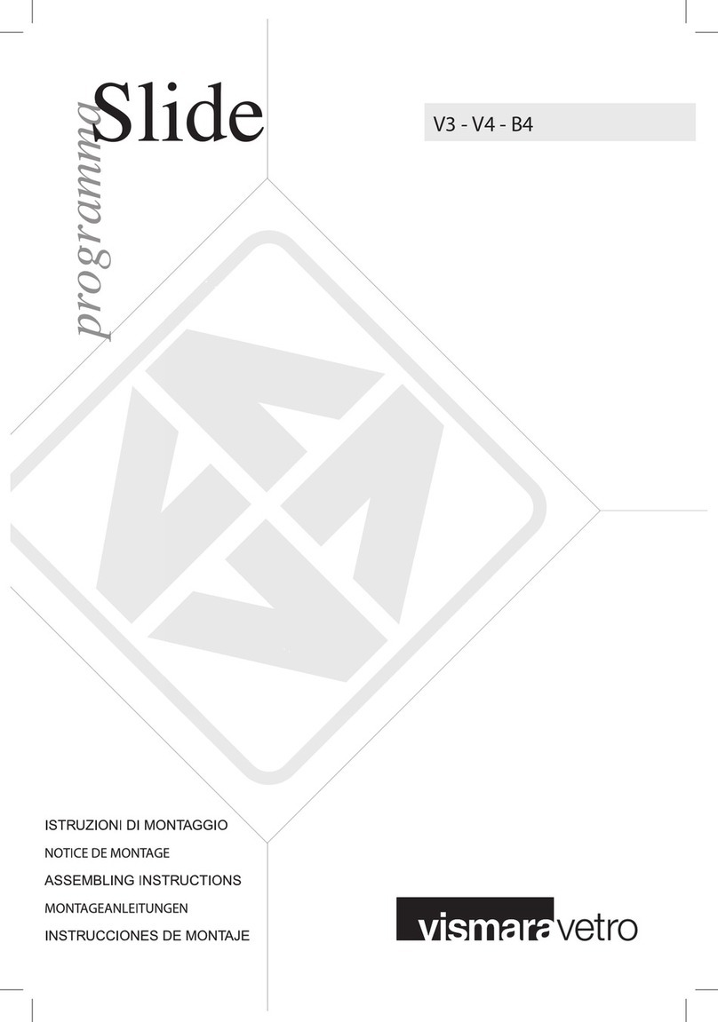 vismaravetro Slide V3 Assembling instructions vismaravetro Slide V3 Assembling instructions
