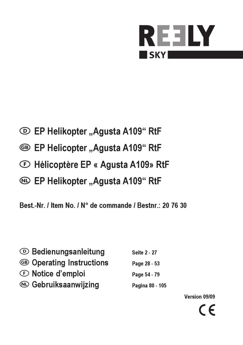 Reely Sky Agusta A109 RtF User manual