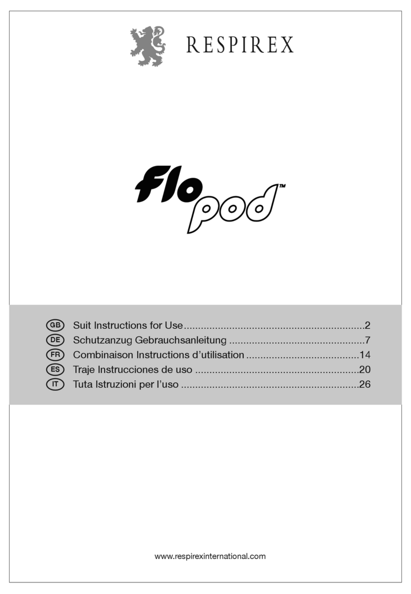Respirex Flo-Pod Instructions for use