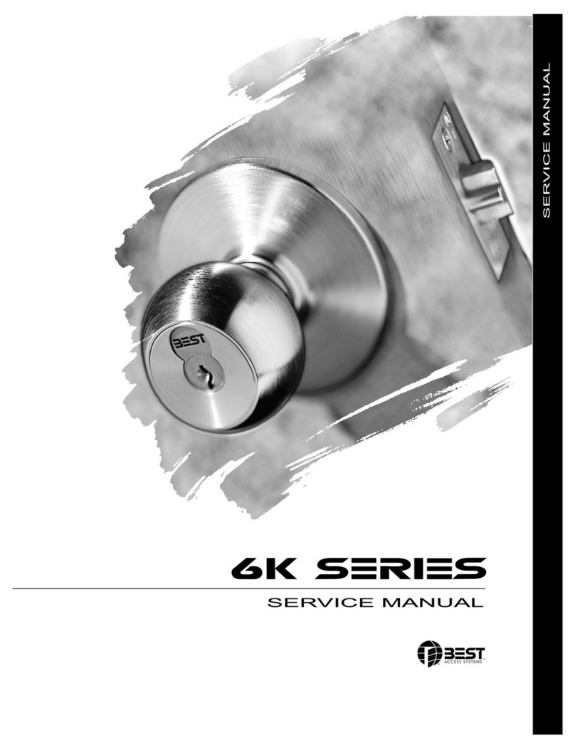 BEST ACCESS SYSTEMS 6K Series Service manual