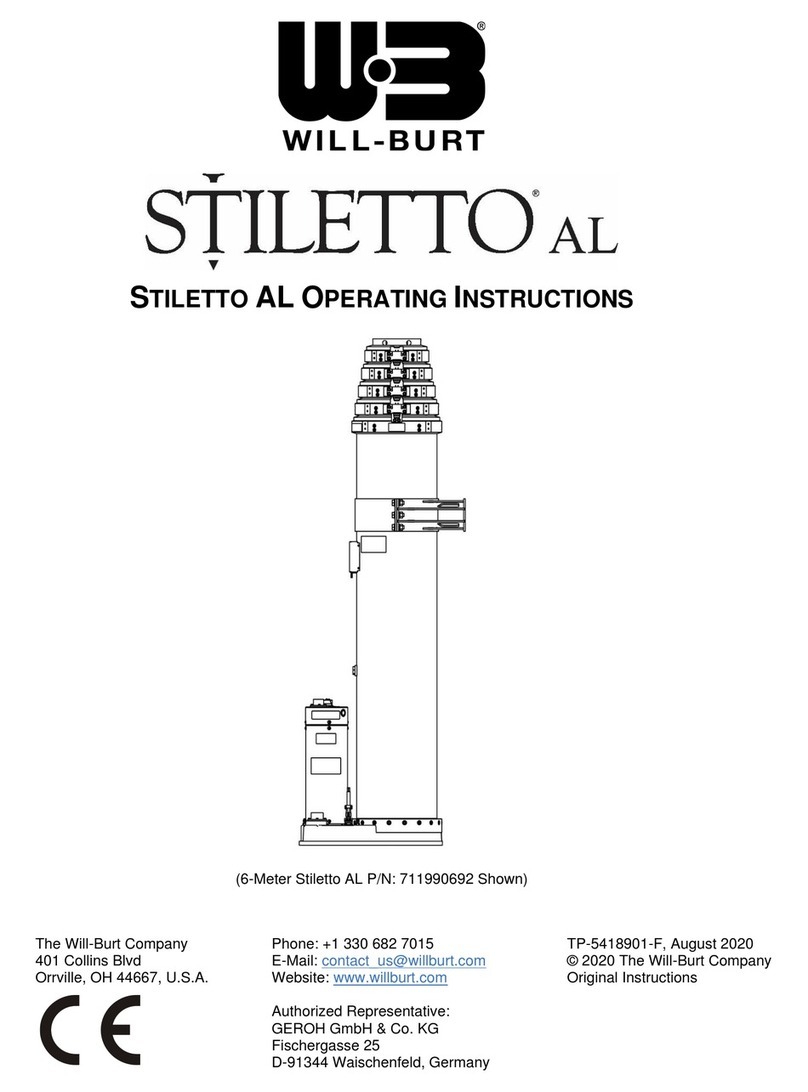 Will Burt Stiletto AL 4-Meter User manual