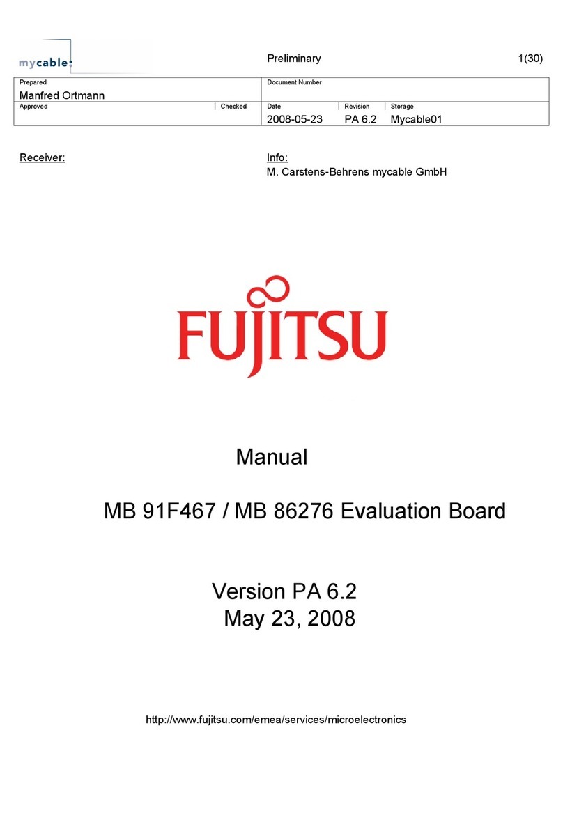 Fujitsu MB 91F467 User manual