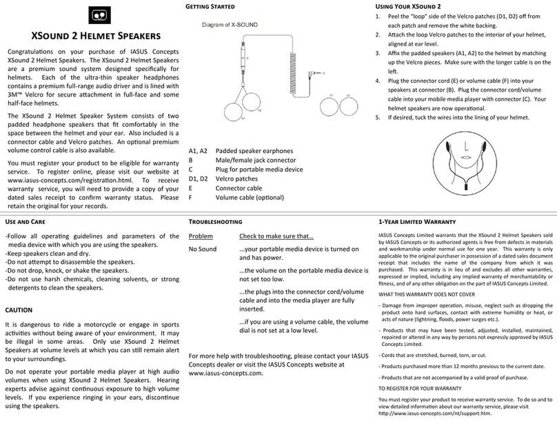 IASUS XSound 2 User manual