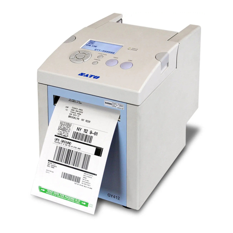 SATO GY412 User manual