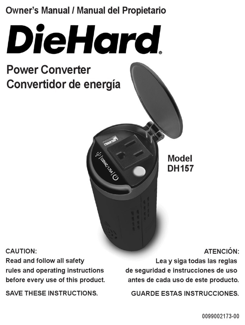 DieHard DH157 owner's manual
