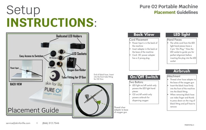 Skin for life Pure O2 manual Skin for life Pure O2 manual
