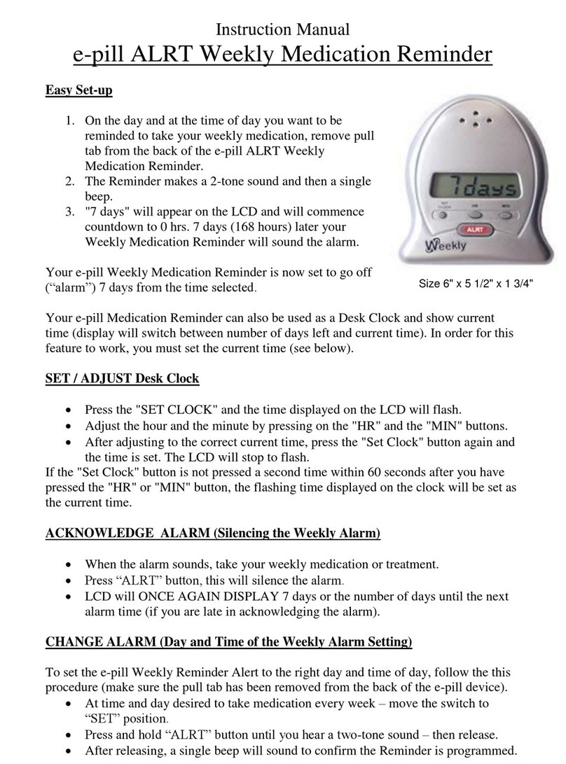 E-Pill ALRT instruction manual