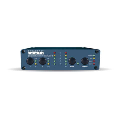 Broadcast Tools Silence Sentinel Standard Installation and operation manual
