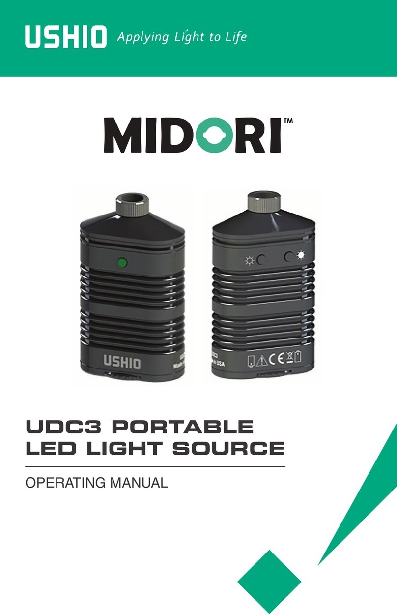 Ushio MIDORI UDC3 operating manual