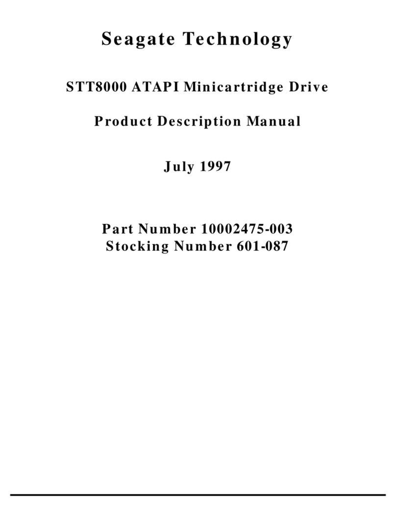 Seagate Technology STT8000 User manual