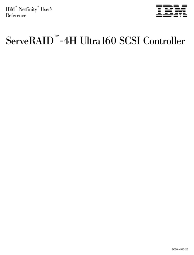 IBM Netfinity ServeRAID-4H Ultra160 Service manual