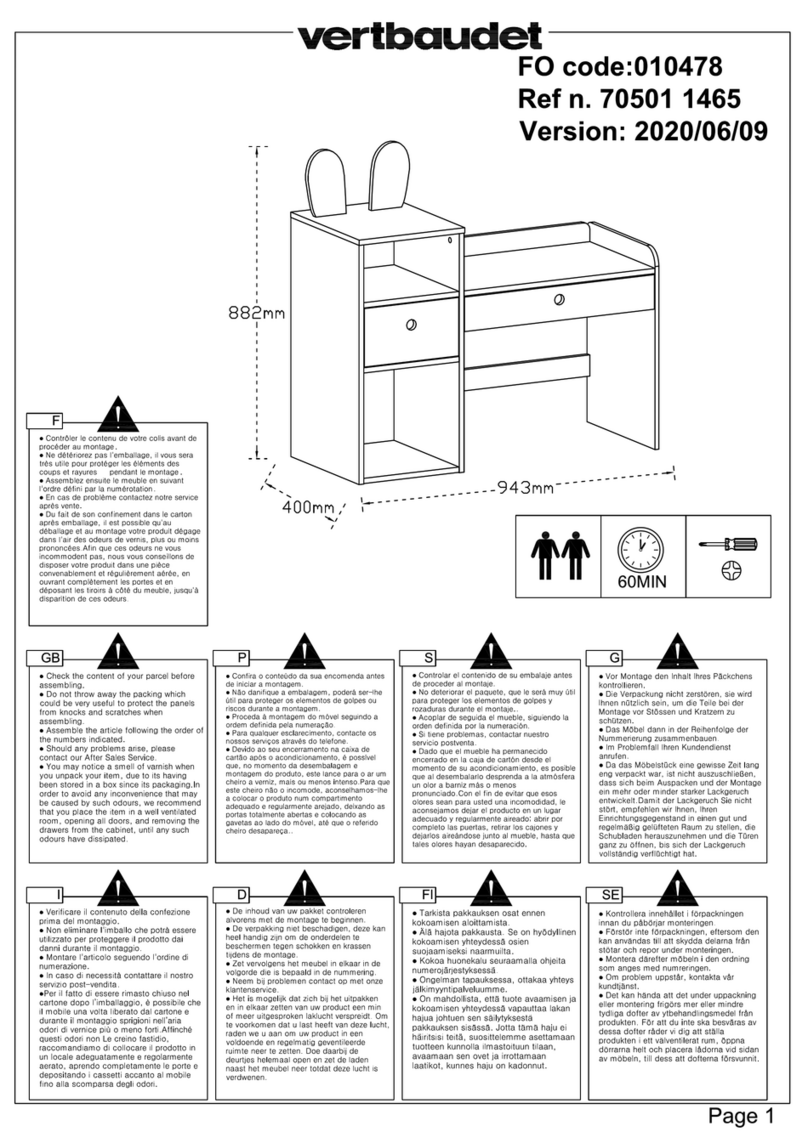 VERTBAUDET BUNNY 010478 User manual VERTBAUDET BUNNY 010478 User manual