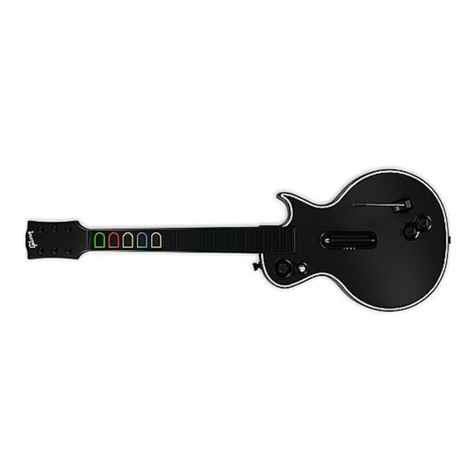 Activision Guitar Hero Wireless Les Paul instruction manual